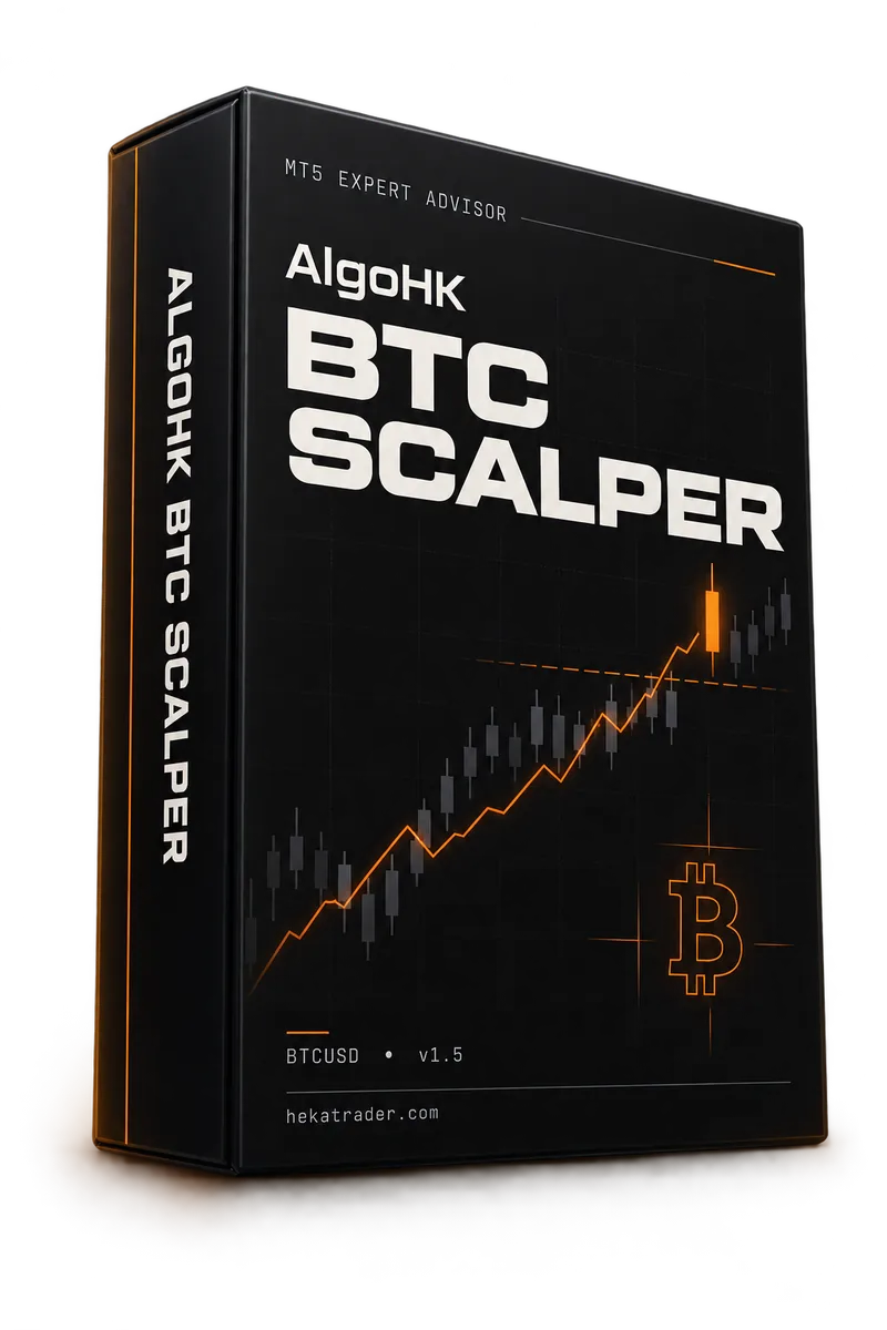 AlgoHK BTC Scalper MT5 Expert Advisor ürün kutusu